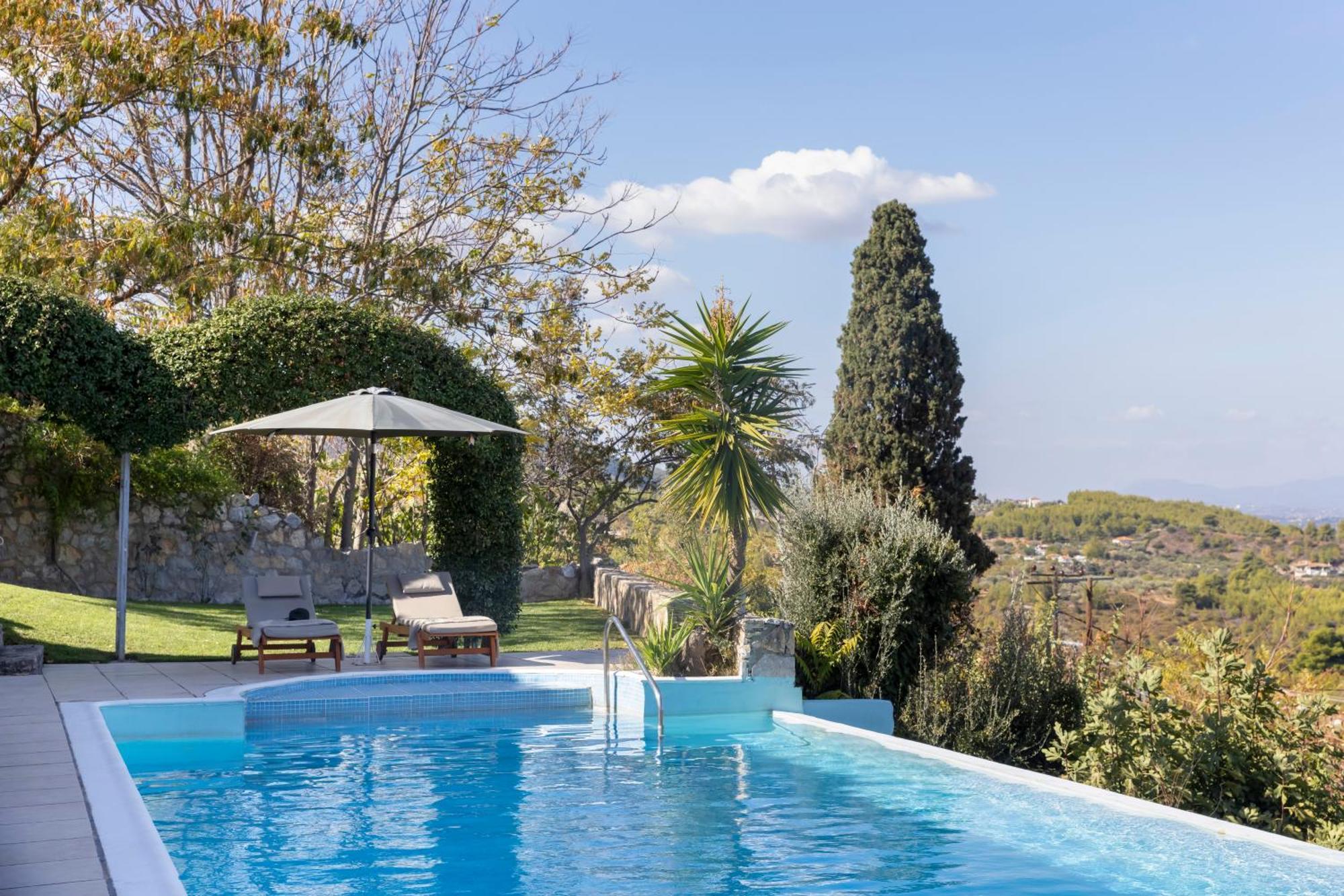 Villa Marrone Splendid Seaview Markopoulon Oropou Exteriör bild