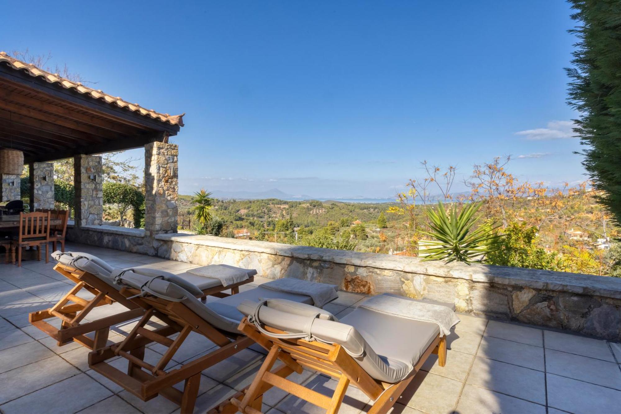 Villa Marrone Splendid Seaview Markopoulon Oropou Exteriör bild