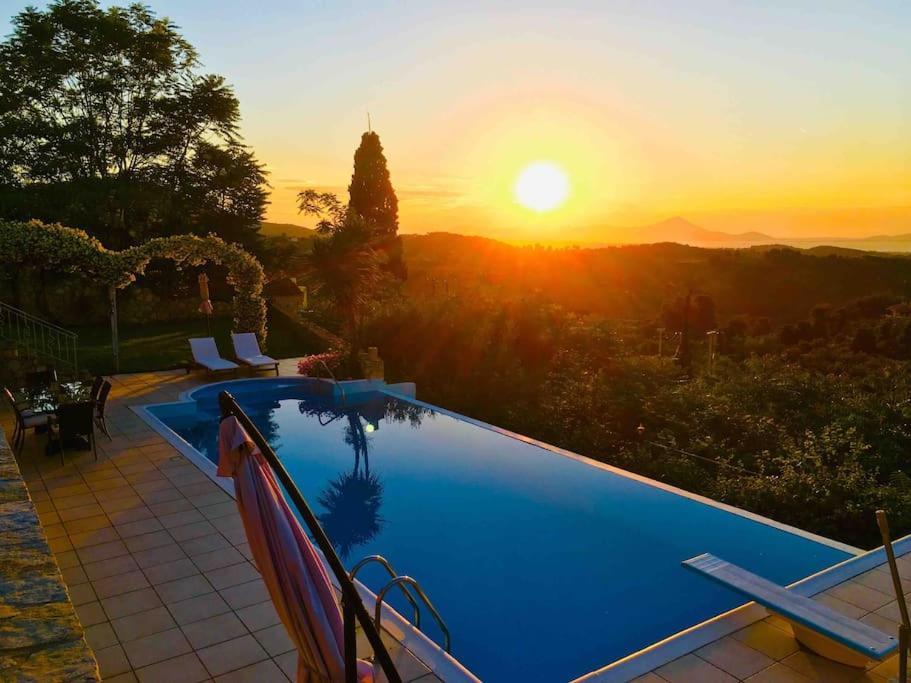 Villa Marrone Splendid Seaview Markopoulon Oropou Exteriör bild